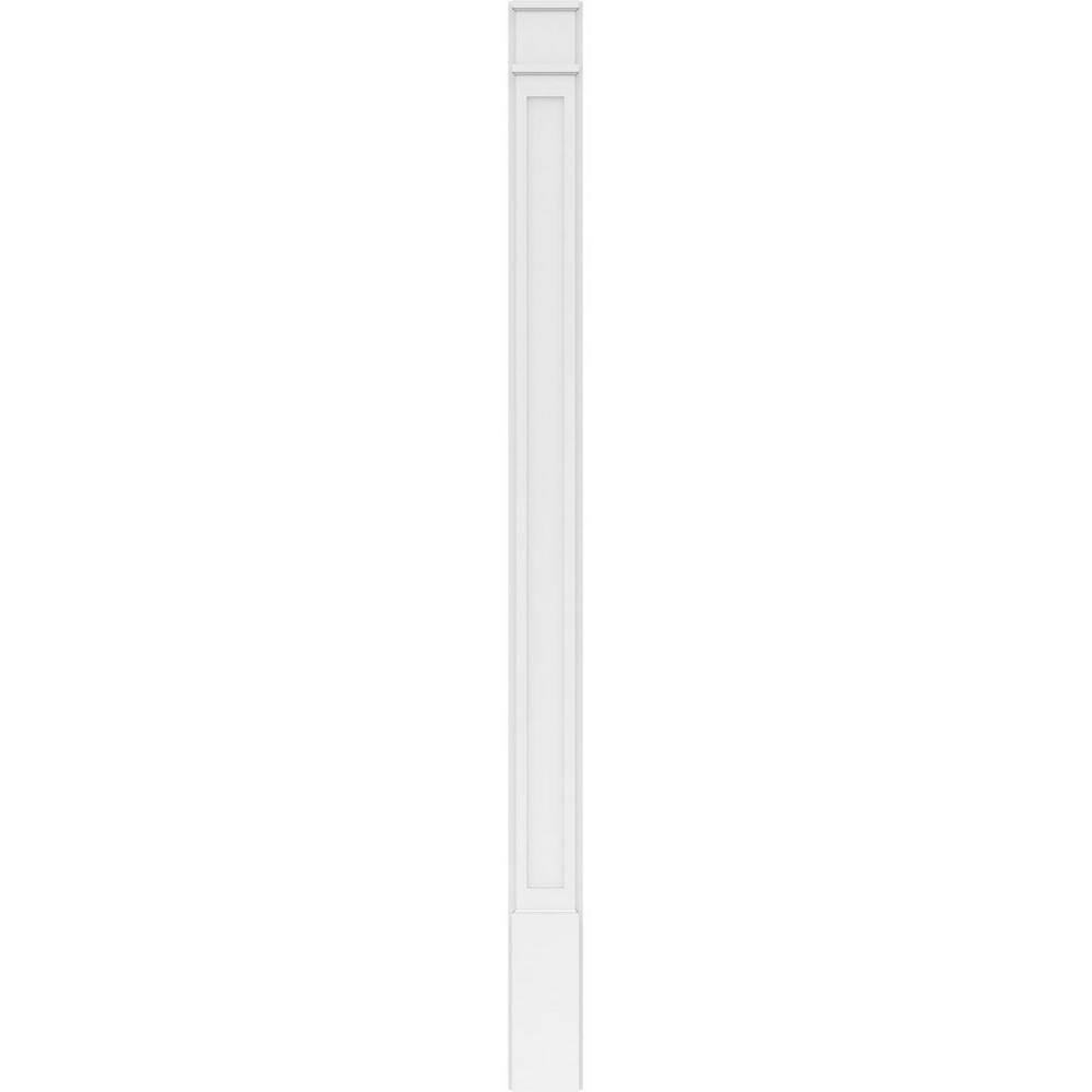 Ekena Millwork 2 in. D x 7 in. W x 102 in. L Primed Polyurethane Pilaster 1- Pack
