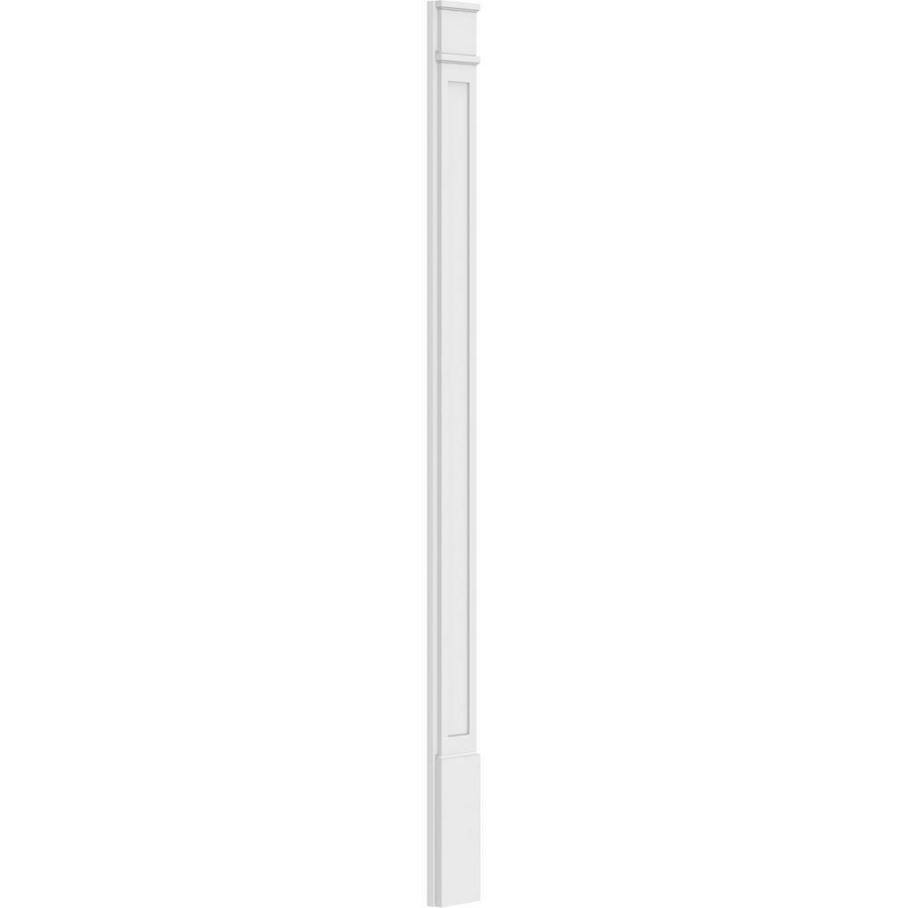 Ekena Millwork 2 in. D x 7 in. W x 102 in. L Primed Polyurethane Pilaster 1- Pack