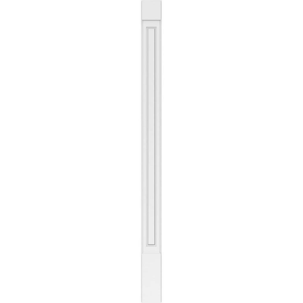 Ekena Millwork 2 in. D x 7 in. W x 102 in. L Primed Polyurethane Pilaster 1- Pack