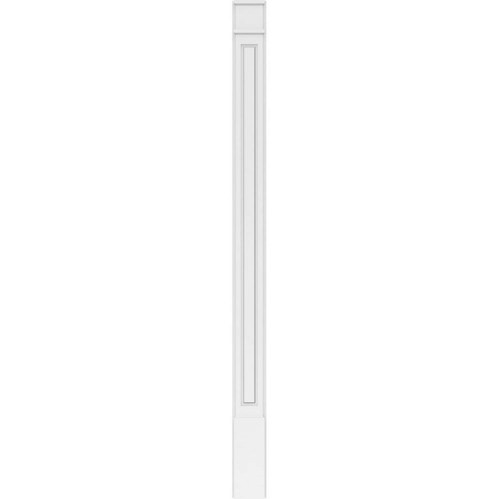 Ekena Millwork 2 in. D x 7 in. W x 102 in. L Primed Polyurethane Pilaster 1- Pack