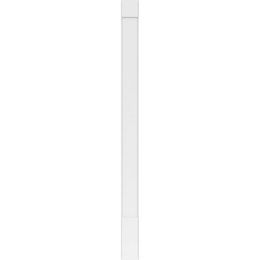 Ekena Millwork 2 in. D x 7 in. W x 102 in. L Primed Polyurethane Pilaster 1- Pack