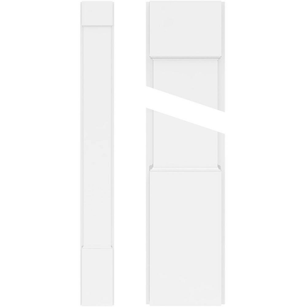 Ekena Millwork 2 in. D x 7 in. W x 102 in. L Primed Polyurethane Pilaster 1- Pack