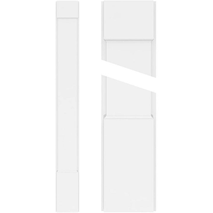 Ekena Millwork 2 in. D x 7 in. W x 102 in. L Primed Polyurethane Pilaster 1- Pack