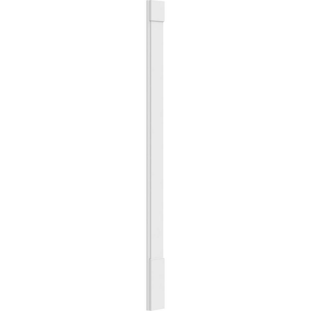 Ekena Millwork 2 in. D x 7 in. W x 102 in. L Primed Polyurethane Pilaster 1- Pack