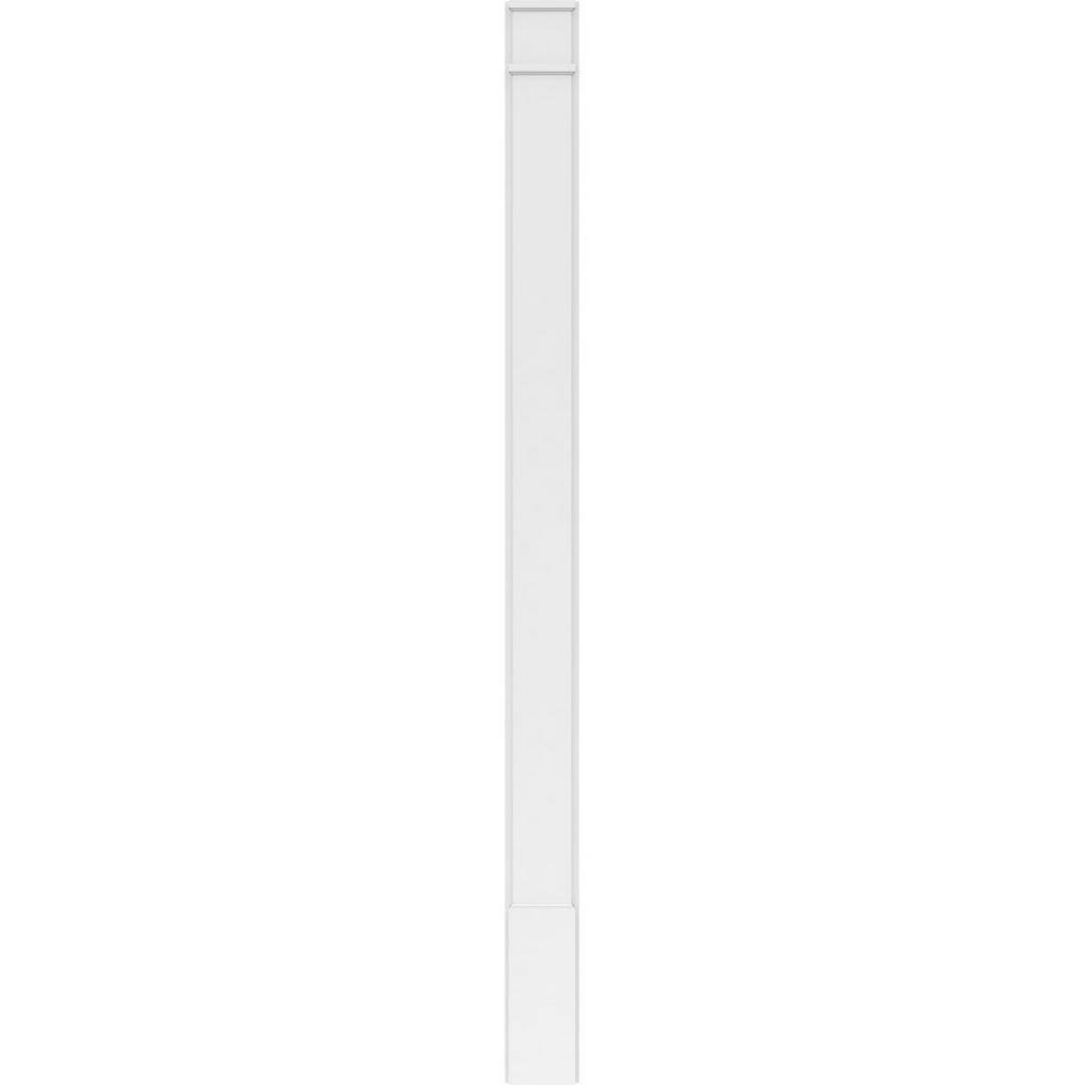 Ekena Millwork 2 in. D x 7 in. W x 102 in. L Primed Polyurethane Pilaster 1-Pack