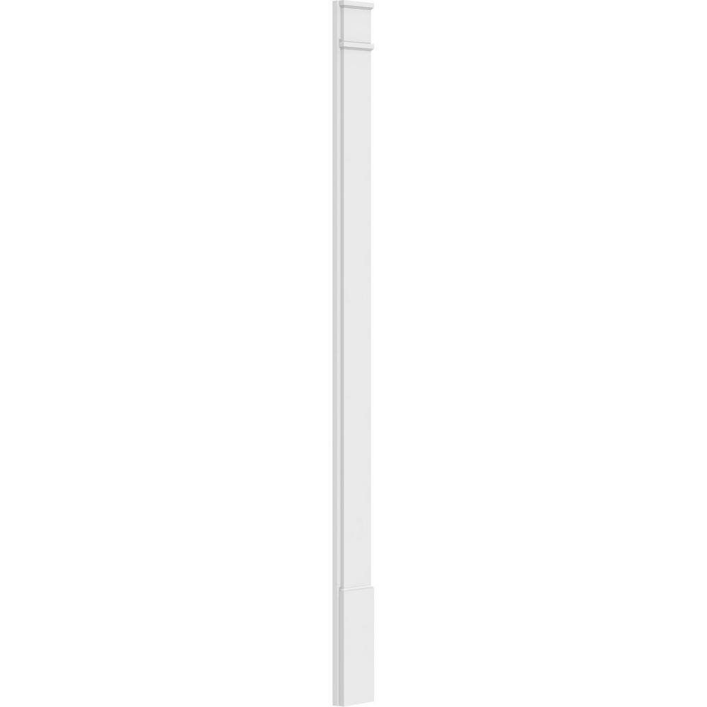 Ekena Millwork 2 in. D x 7 in. W x 102 in. L Primed Polyurethane Pilaster 1-Pack