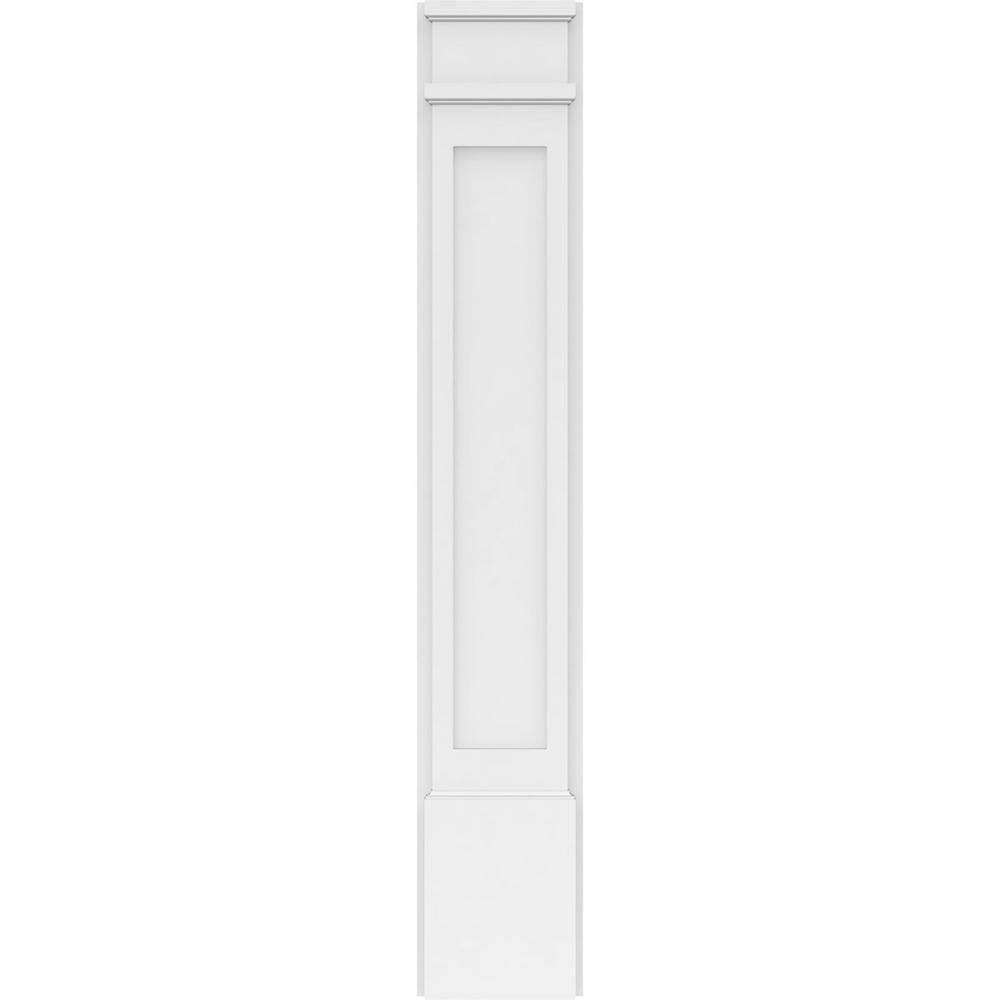 Ekena Millwork 2 in. D x 8 in. W x 48 in. L Primed Polyurethane Pilaster 1- Pack