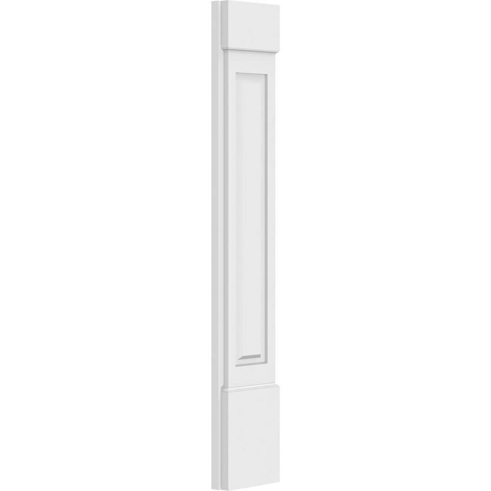 Ekena Millwork 2 in. D x 8 in. W x 48 in. L Primed Polyurethane Pilaster 1- Pack