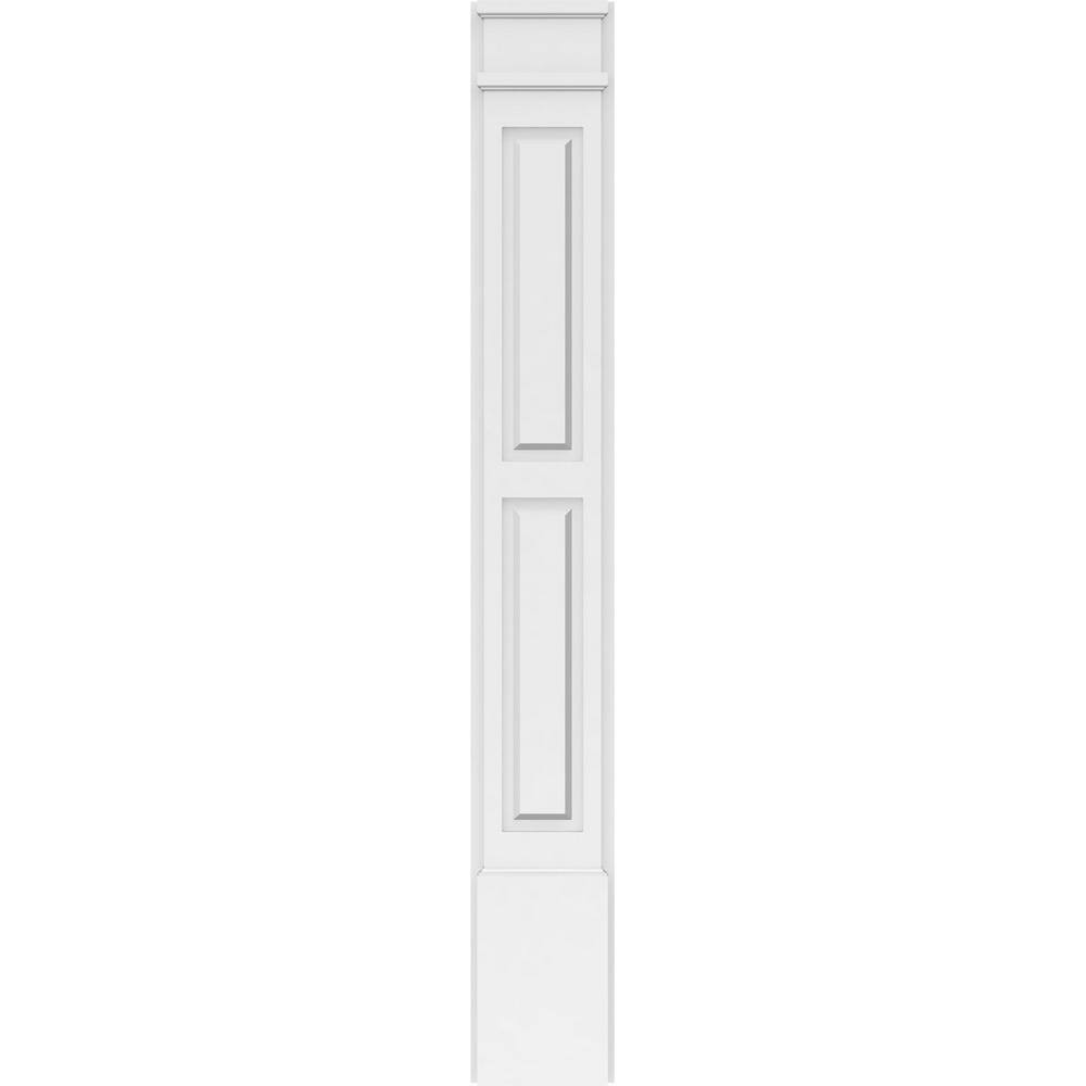 Ekena Millwork 2 in. D x 8 in. W x 60 in. L Primed Polyurethane Pilaster 1-Pack