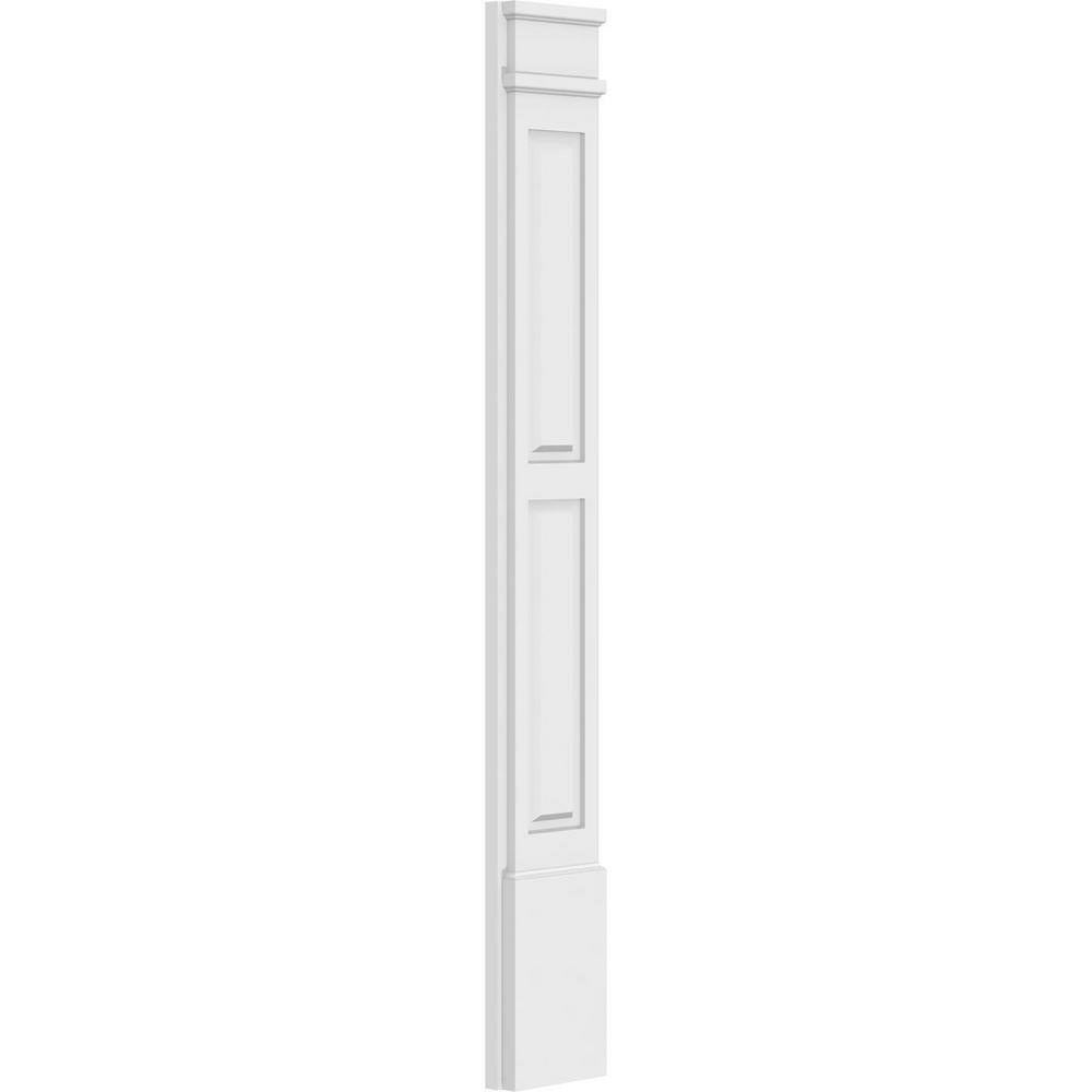 Ekena Millwork 2 in. D x 8 in. W x 60 in. L Primed Polyurethane Pilaster 1-Pack
