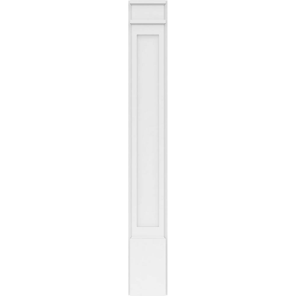 Ekena Millwork 2 in. D x 8 in. W x 60 in. L Primed Polyurethane Pilaster 1- Pack