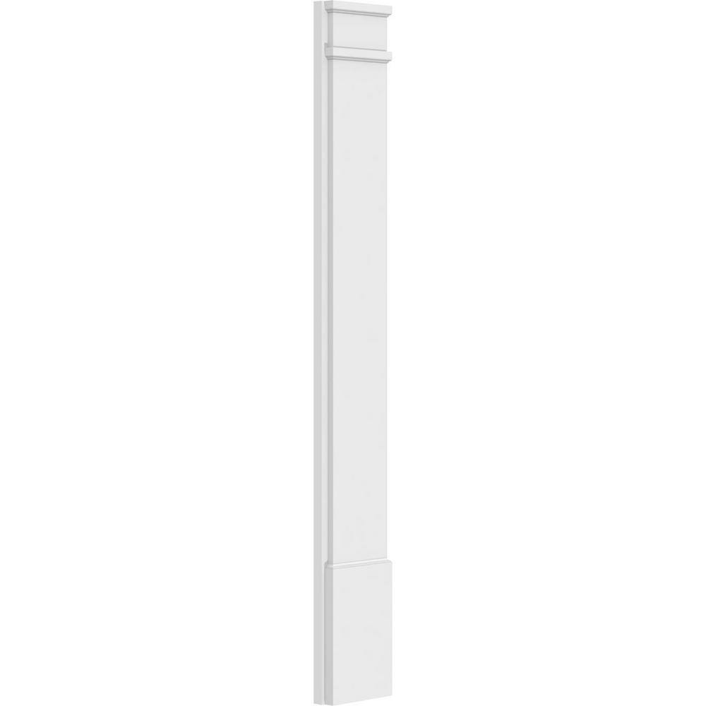 Ekena Millwork 2 in. D x 8 in. W x 60 in. L Primed Polyurethane Pilaster 1- Pack