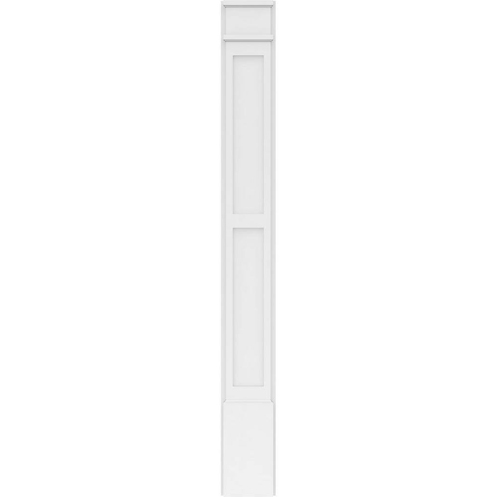 Ekena Millwork 2 in. D x 8 in. W x 72 in. L Primed Polyurethane Pilaster 1-Pack