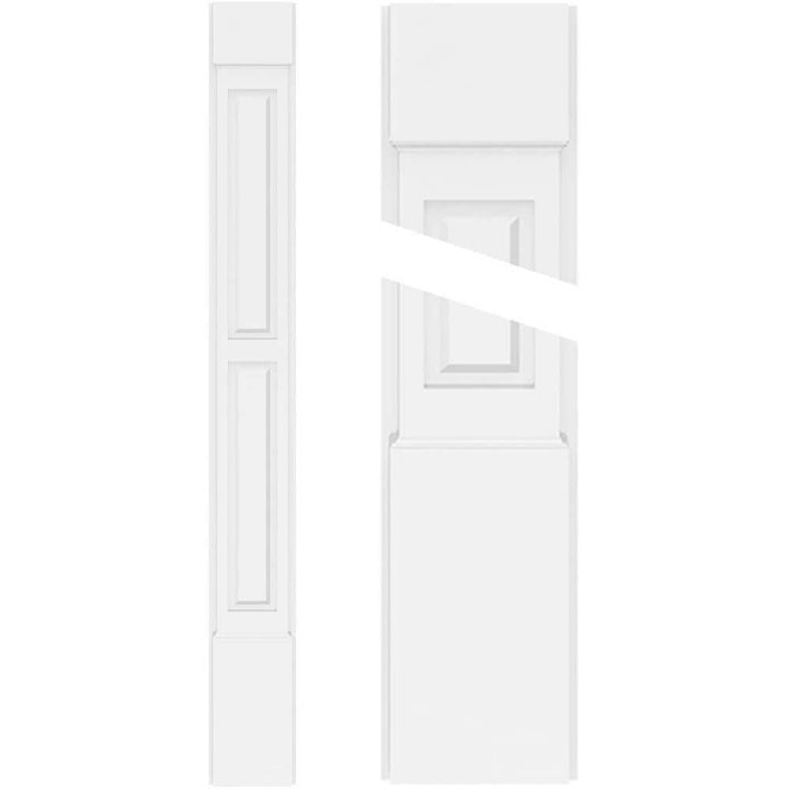 Ekena Millwork 2 in. D x 8 in. W x 72 in. L Primed Polyurethane Pilaster 1- Pack