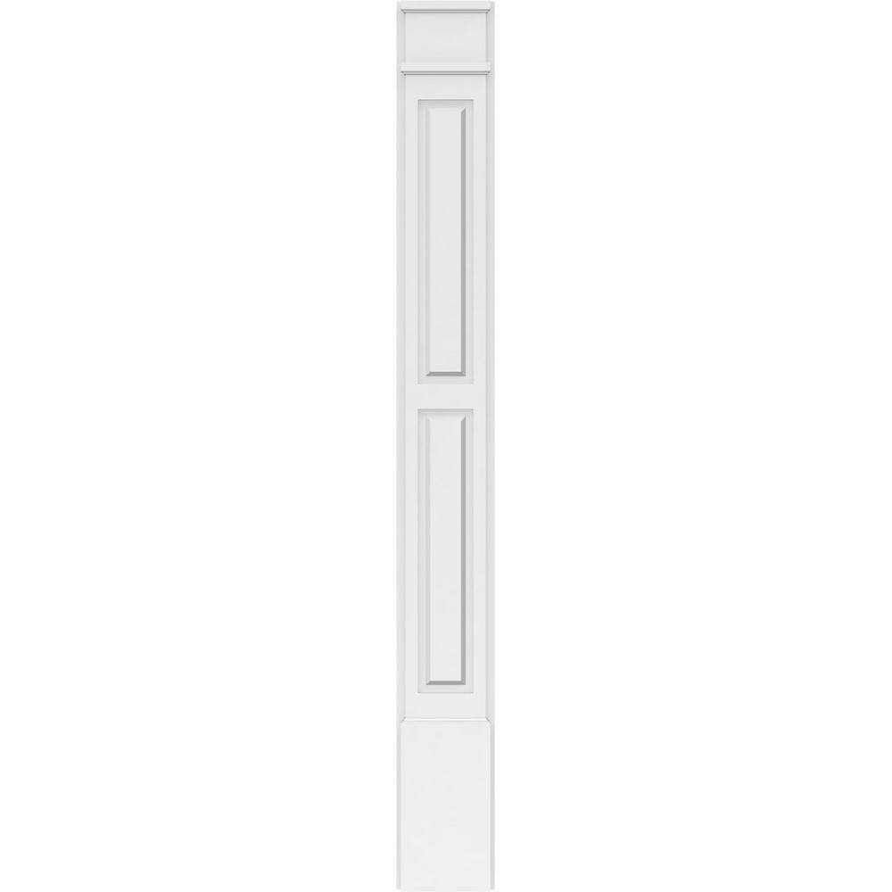 Ekena Millwork 2 in. D x 8 in. W x 72 in. L Primed Polyurethane Pilaster 1- Pack