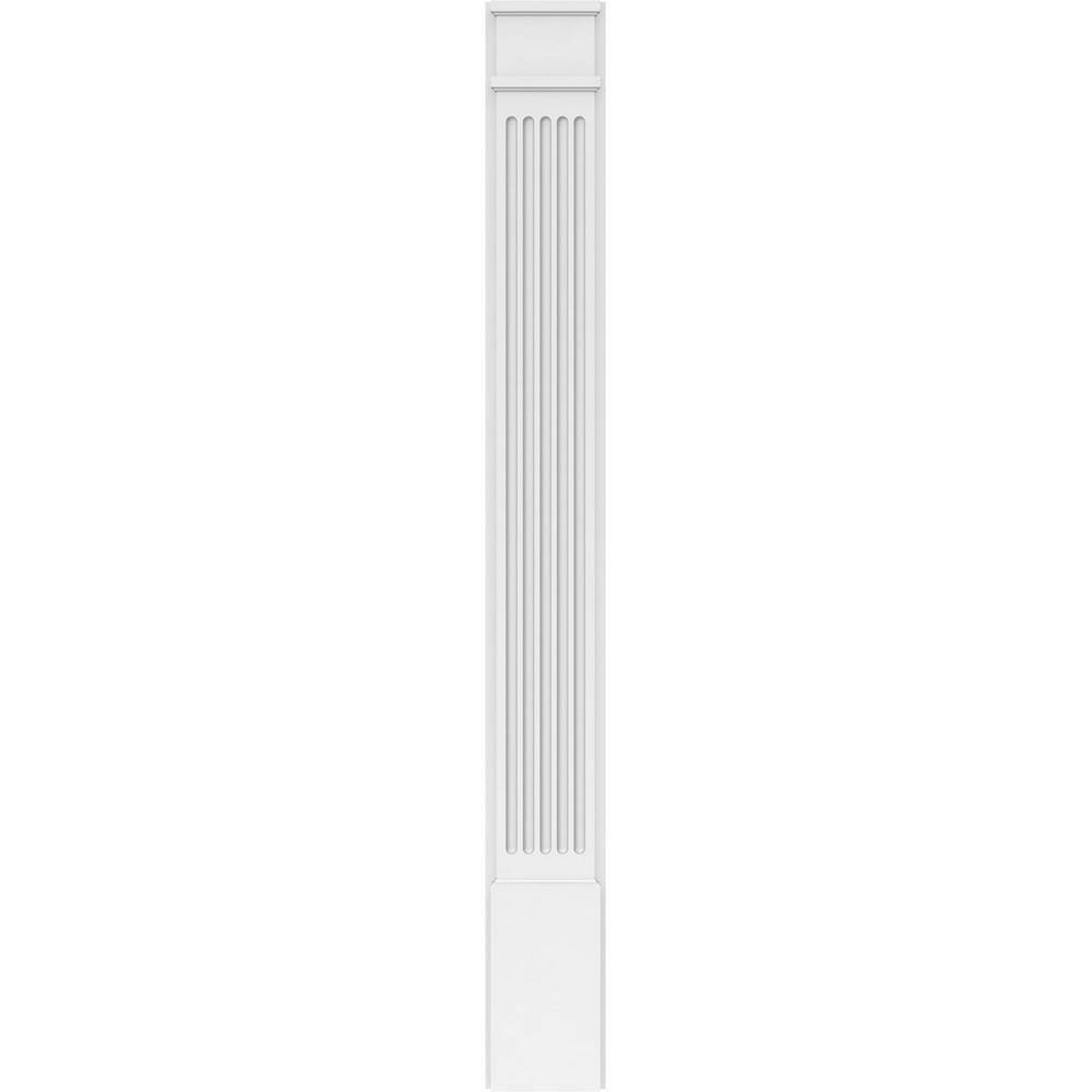 Ekena Millwork 2 in. D x 8 in. W x 72 in. L Primed Polyurethane Pilaster 1- Pack