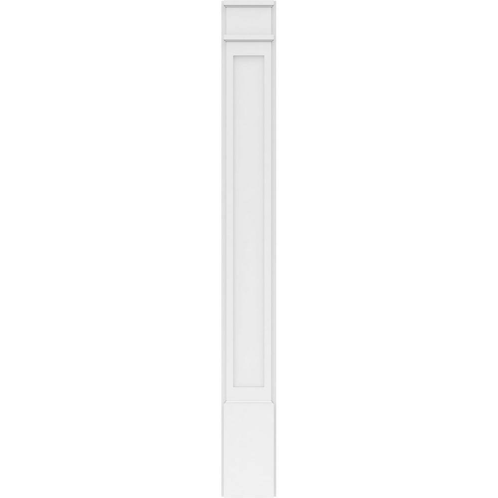 Ekena Millwork 2 in. D x 8 in. W x 72 in. L Primed Polyurethane Pilaster 1- Pack