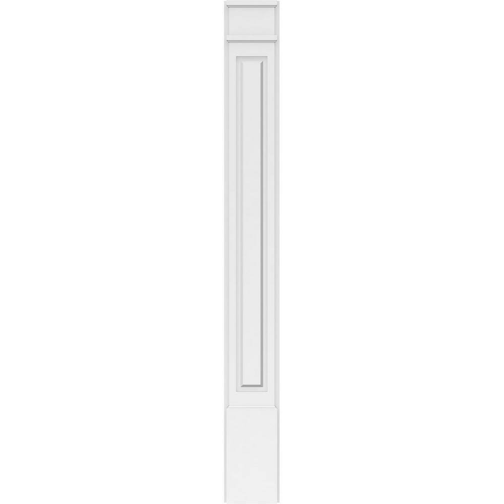 Ekena Millwork 2 in. D x 8 in. W x 72 in. L Primed Polyurethane Pilaster 1- Pack