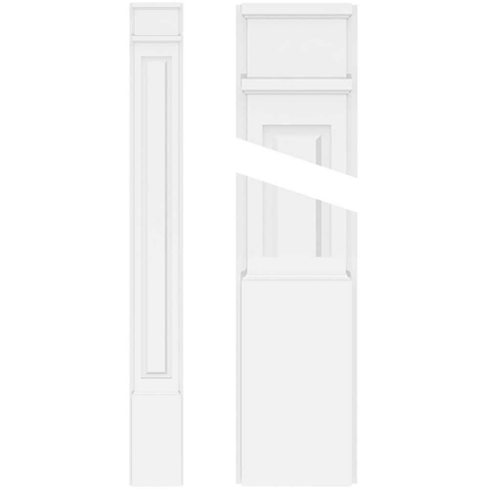 Ekena Millwork 2 in. D x 8 in. W x 72 in. L Primed Polyurethane Pilaster 1- Pack