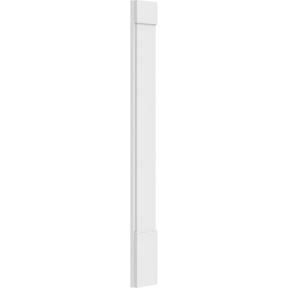Ekena Millwork 2 in. D x 8 in. W x 72 in. L Primed Polyurethane Pilaster 1- Pack