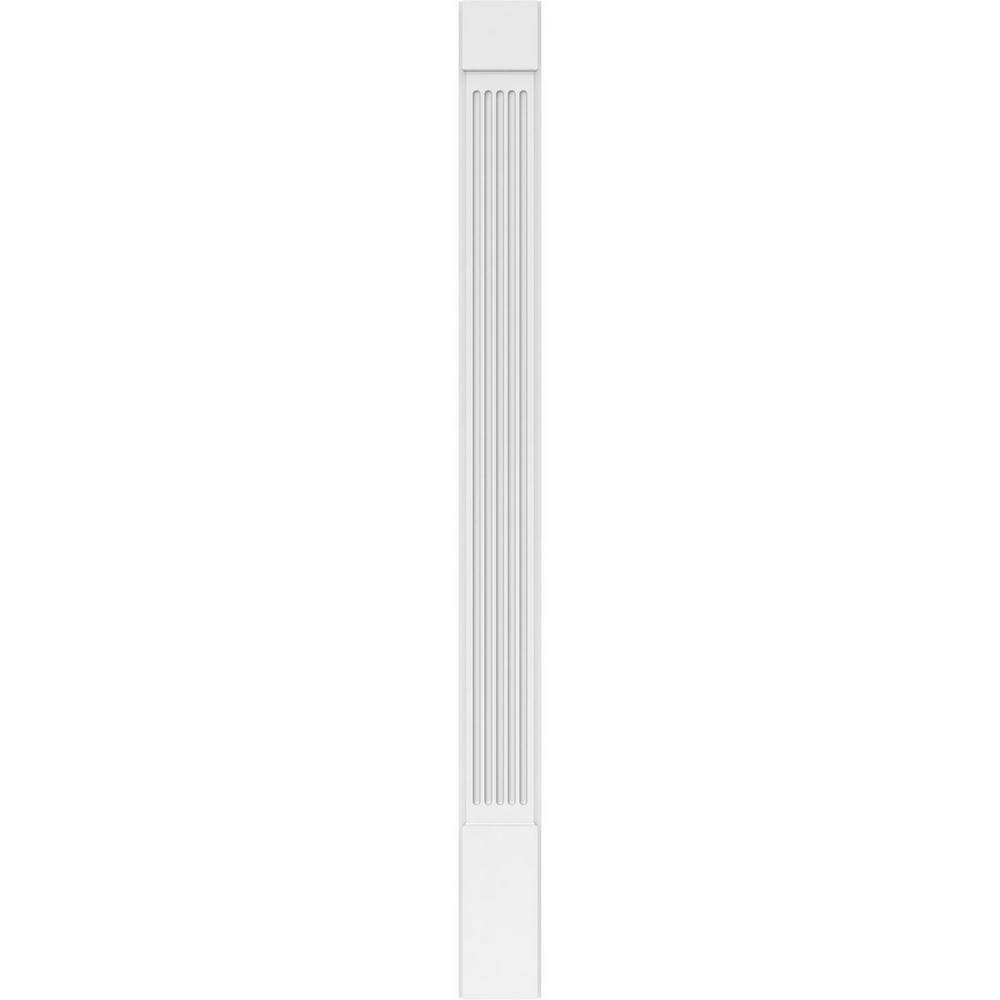 Ekena Millwork 2 in. D x 8 in. W x 96 in. L Primed Polyurethane Pilaster 1- Pack