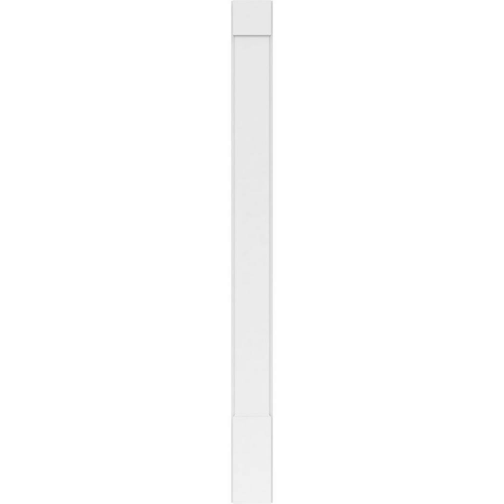 Ekena Millwork 2 in. D x 8 in. W x 96 in. L Primed Polyurethane Pilaster 1-Pack
