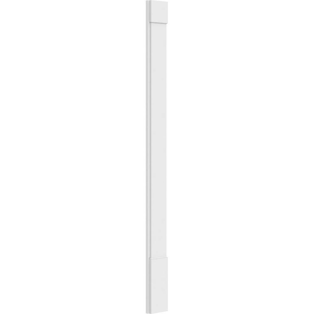 Ekena Millwork 2 in. D x 8 in. W x 96 in. L Primed Polyurethane Pilaster 1-Pack