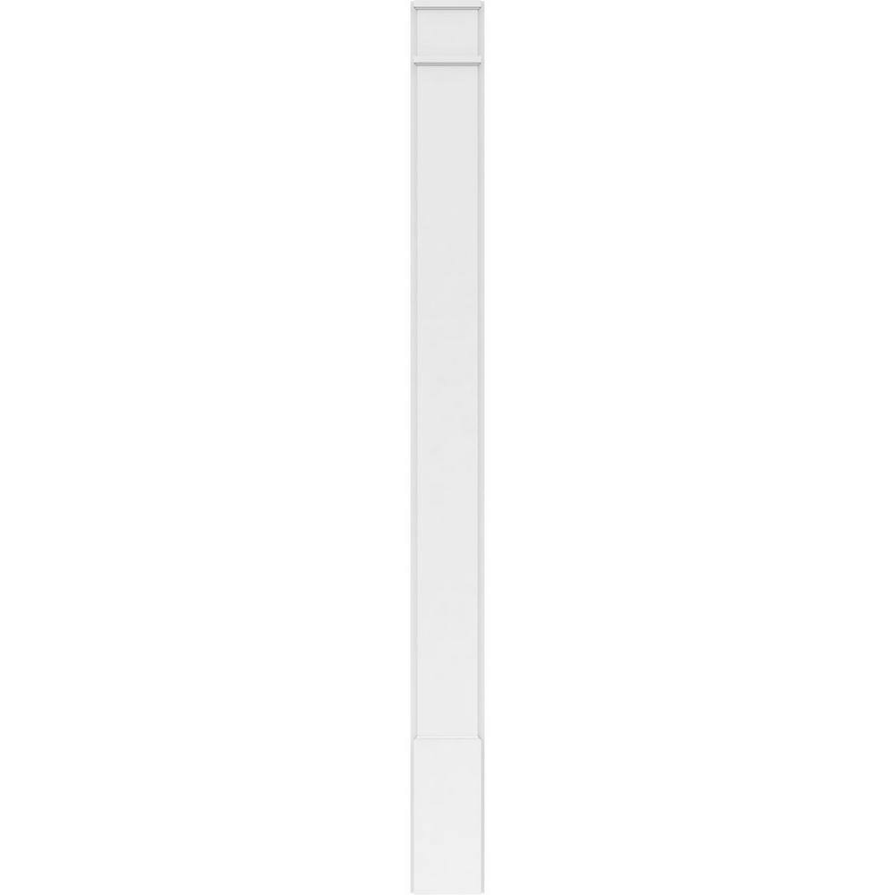 Ekena Millwork 2 in. D x 8 in. W x 96 in. L Primed Polyurethane Pilaster 1- Pack