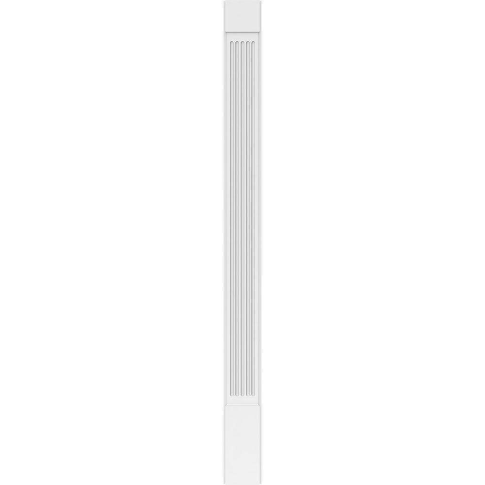 Ekena Millwork 2 in. D x 8 in. W x 102 in. L Primed Polyurethane Pilaster 1- Pack