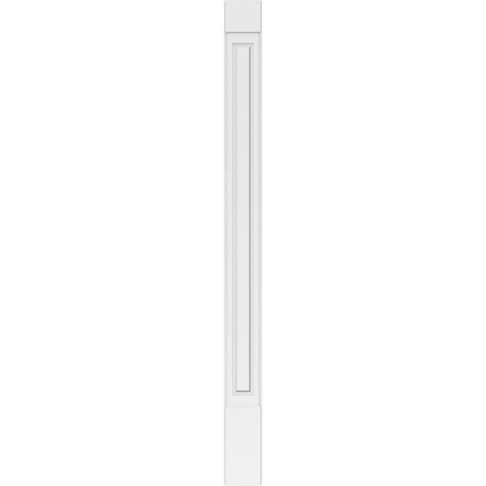 Ekena Millwork 2 in. D x 8 in. W x 102 in. L Primed Polyurethane Pilaster 1-Pack