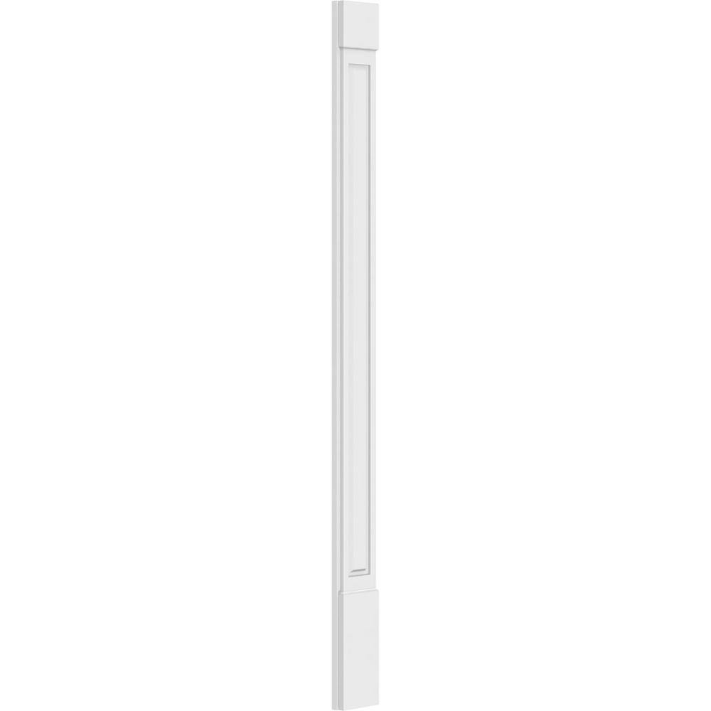 Ekena Millwork 2 in. D x 8 in. W x 102 in. L Primed Polyurethane Pilaster 1-Pack