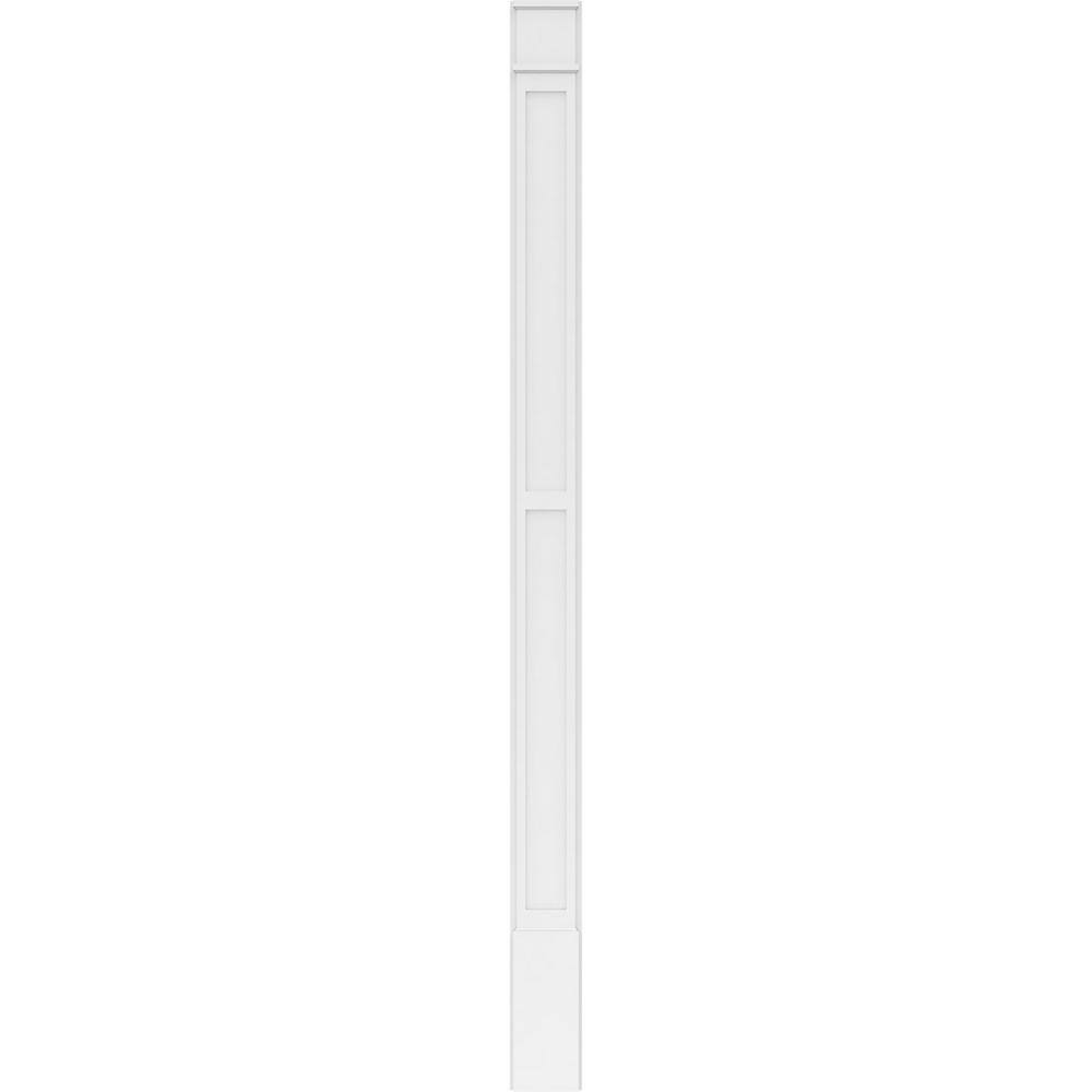 Ekena Millwork 2 in. D x 8 in. W x 120 in. L Primed Polyurethane Pilaster 1- Pack