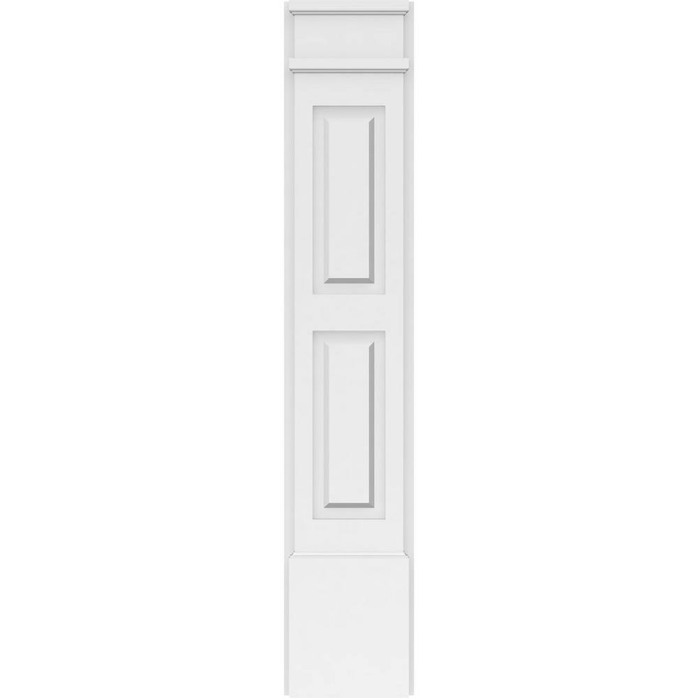 Ekena Millwork 2 in. D x 9 in. W x 48 in. L Primed Polyurethane Pilaster 1- Pack