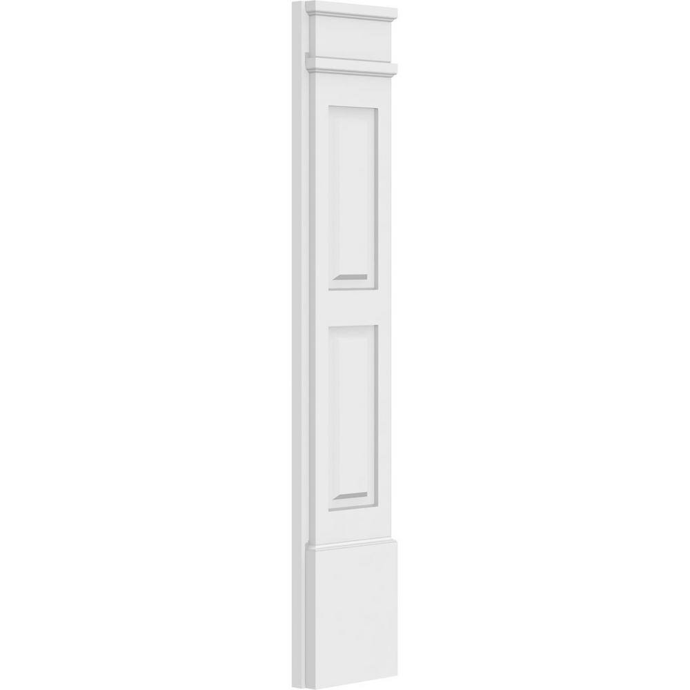 Ekena Millwork 2 in. D x 9 in. W x 48 in. L Primed Polyurethane Pilaster 1- Pack