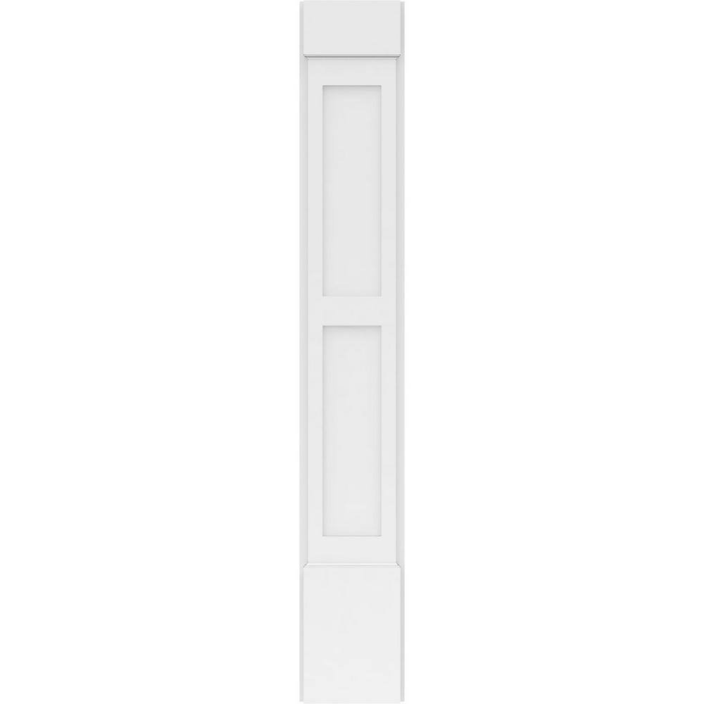 Ekena Millwork 2 in. D x 9 in. W x 60 in. L Primed Polyurethane Pilaster 1-Pack