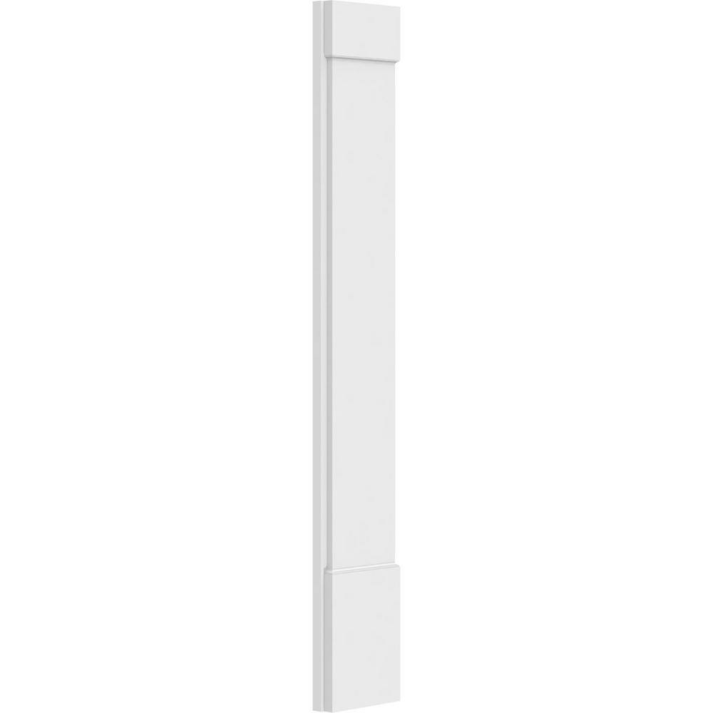 Ekena Millwork 2 in. D x 9 in. W x 60 in. L Primed Polyurethane Pilaster 1-Pack
