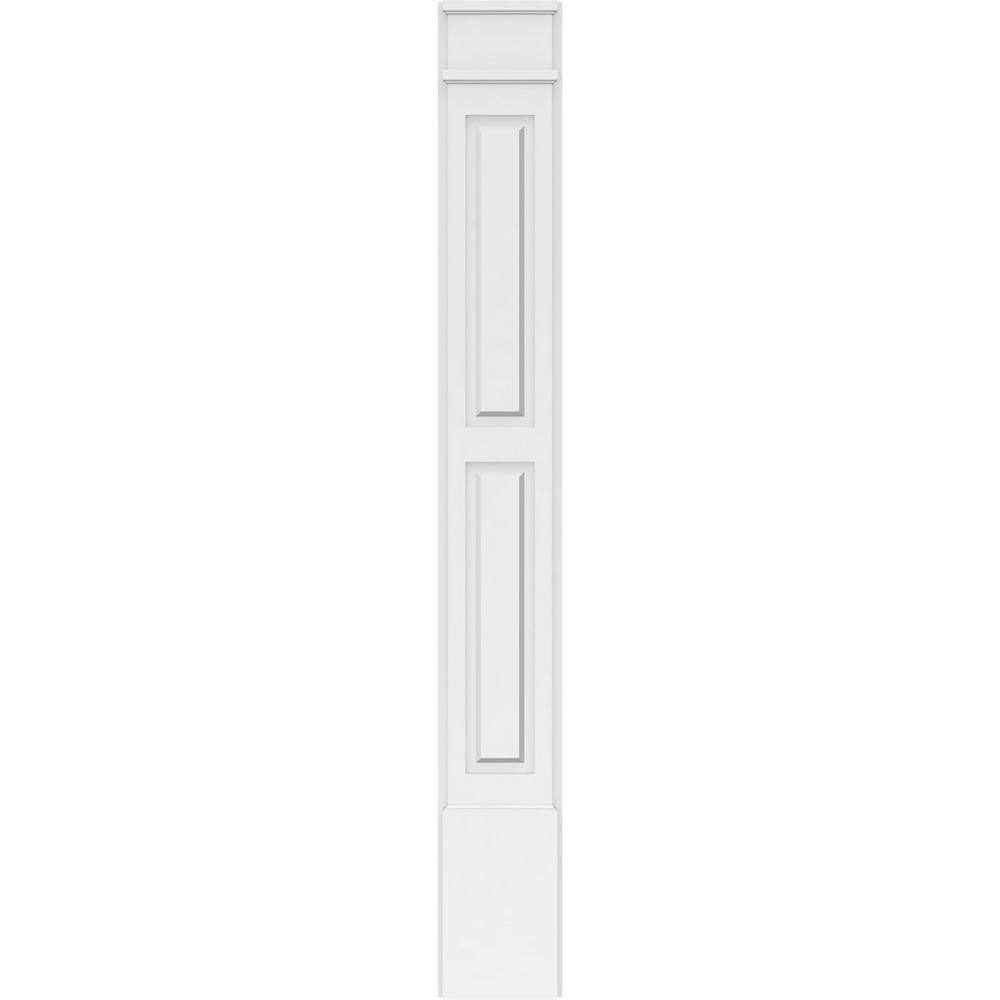 Ekena Millwork 2 in. D x 9 in. W x 72 in. L Primed Polyurethane Pilaster 1-Pack