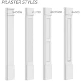 Ekena Millwork 2 in. D x 9 in. W x 72 in. L Primed Polyurethane Pilaster 1- Pack