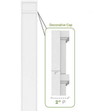 Ekena Millwork 2 in. D x 9 in. W x 72 in. L Primed Polyurethane Pilaster 1- Pack