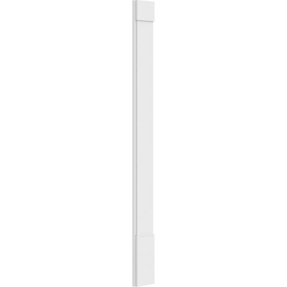 Ekena Millwork 2 in. D x 9 in. W x 96 in. L Primed Polyurethane Pilaster 1- Pack