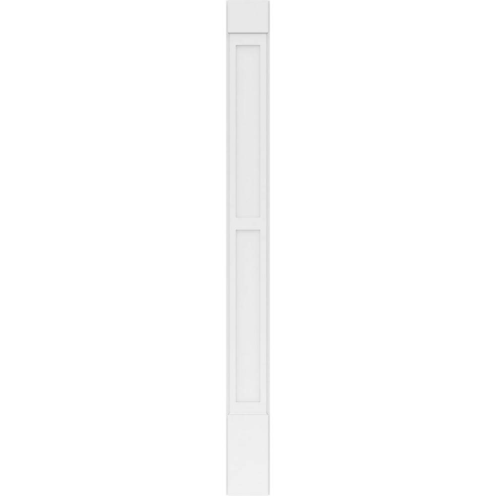Ekena Millwork 2 in. D x 9 in. W x 102 in. L Primed Polyurethane Pilaster 1- Pack