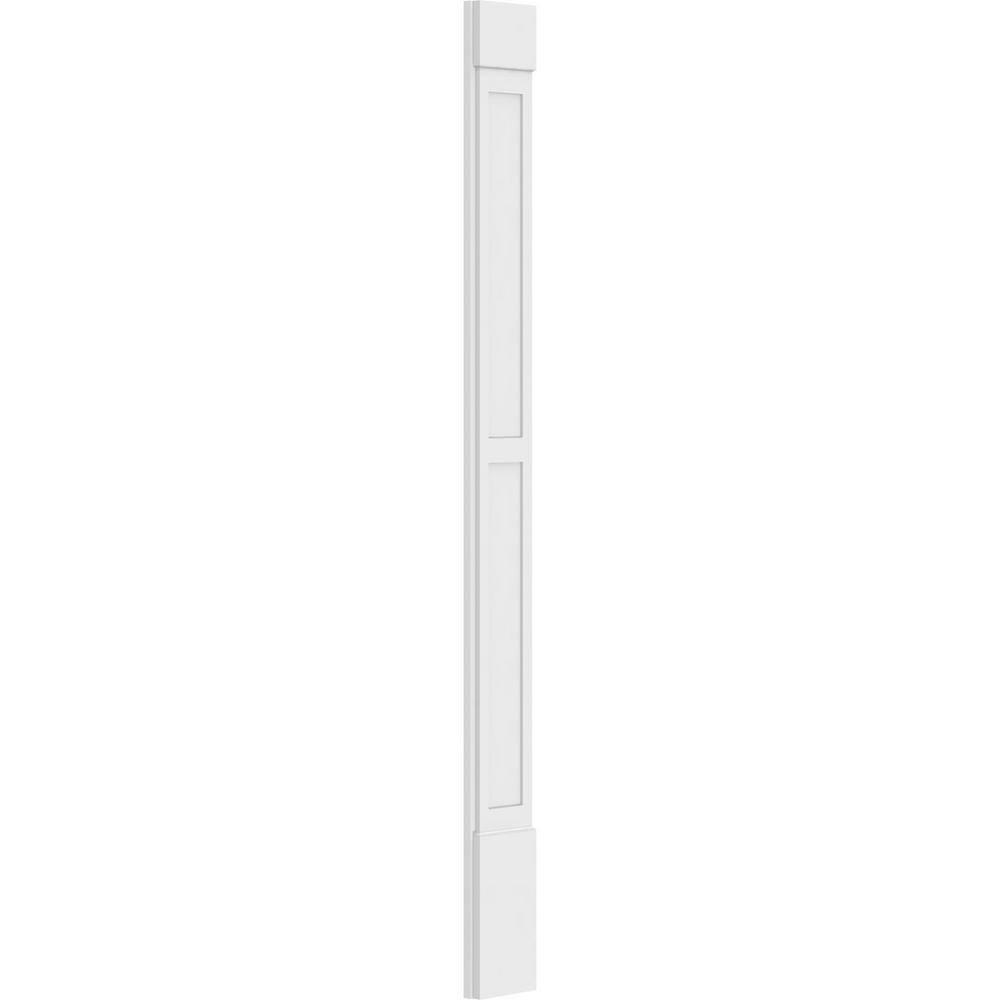 Ekena Millwork 2 in. D x 9 in. W x 102 in. L Primed Polyurethane Pilaster 1- Pack