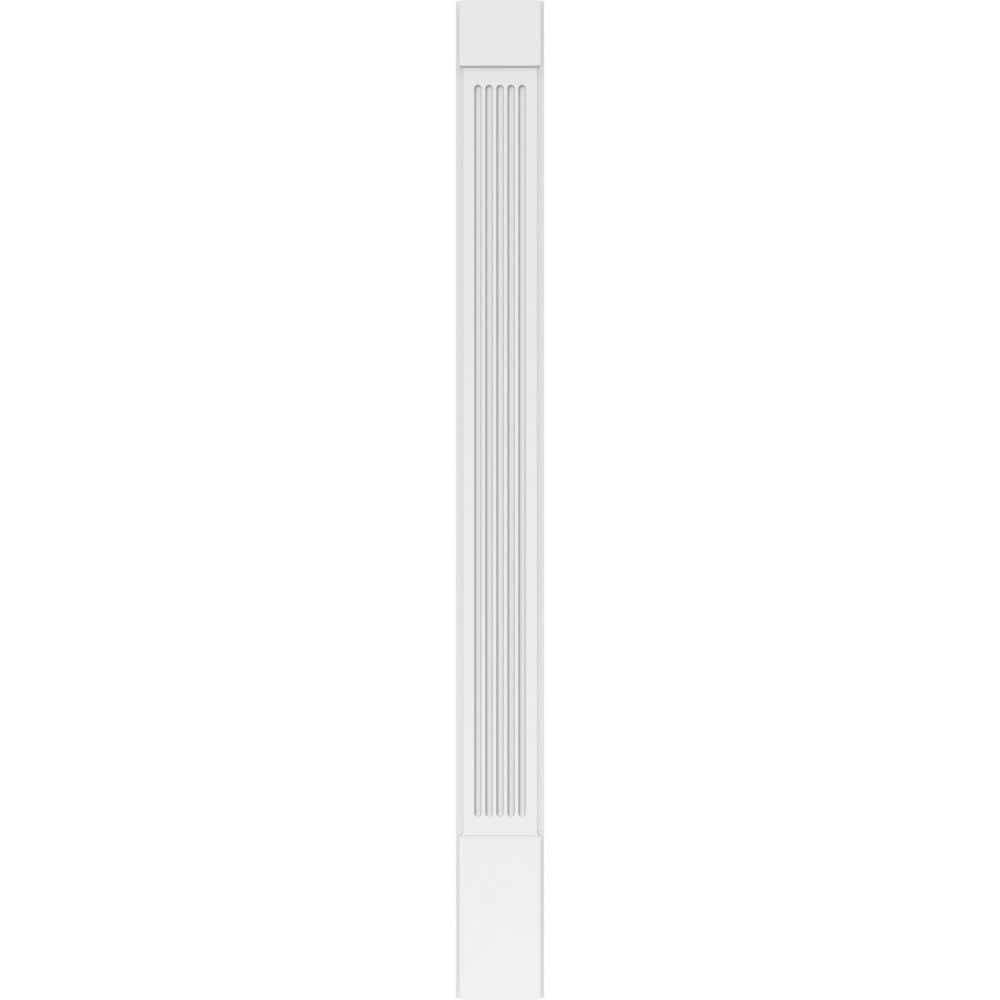 Ekena Millwork 2 in. D x 9 in. W x 102 in. L Primed Polyurethane Pilaster 1-Pack