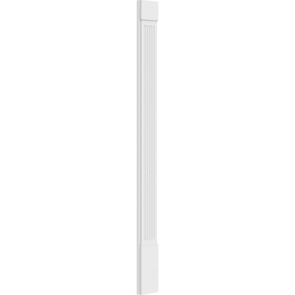 Ekena Millwork 2 in. D x 9 in. W x 102 in. L Primed Polyurethane Pilaster 1-Pack