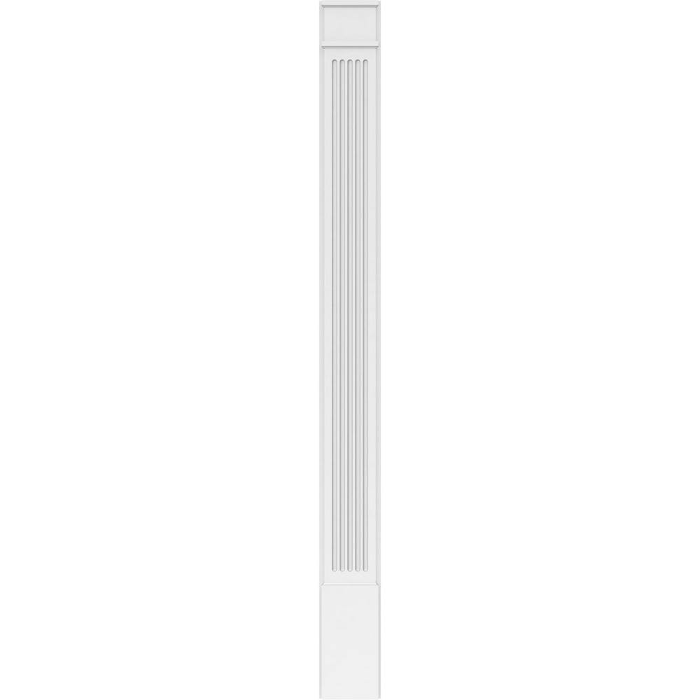 Ekena Millwork 2 in. D x 9 in. W x 102 in. L Primed Polyurethane Pilaster 1- Pack