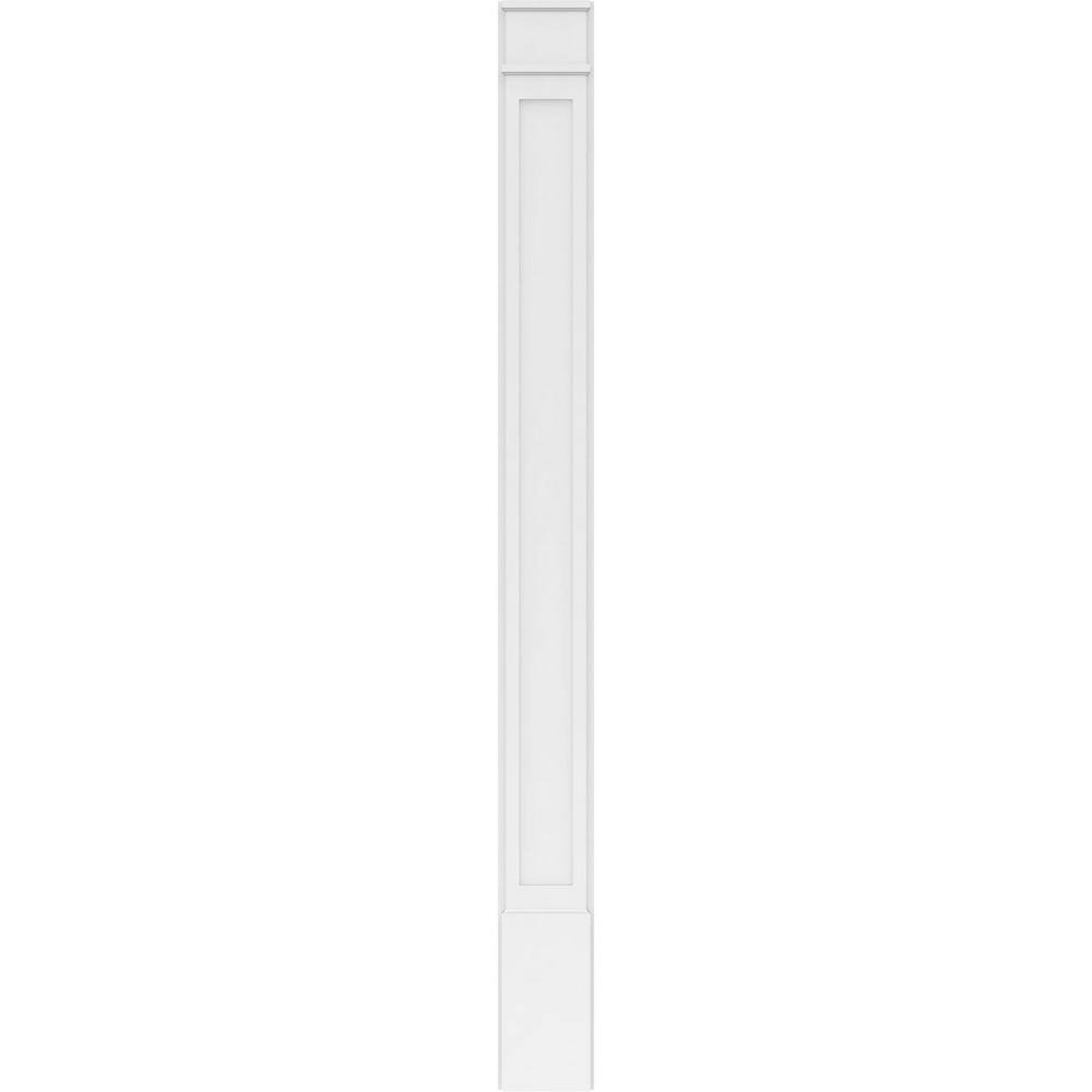 Ekena Millwork 2 in. D x 9 in. W x 102 in. L Primed Polyurethane Pilaster 1- Pack
