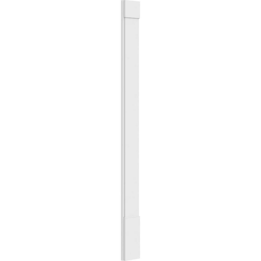 Ekena Millwork 2 in. D x 9 in. W x 102 in. L Primed Polyurethane Pilaster 1- Pack