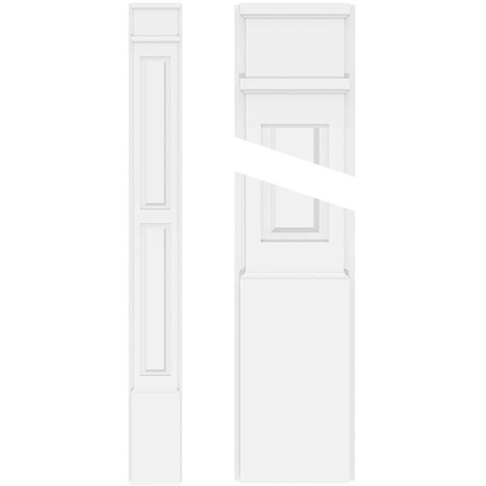 Ekena Millwork 2 in. D x 9 in. W x 108 in. L Primed Polyurethane Pilaster 1- Pack