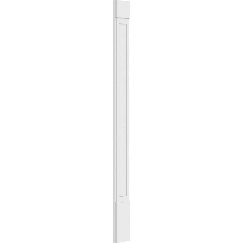 Ekena Millwork 2 in. D x 9 in. W x 108 in. L Primed Polyurethane Pilaster 1- Pack