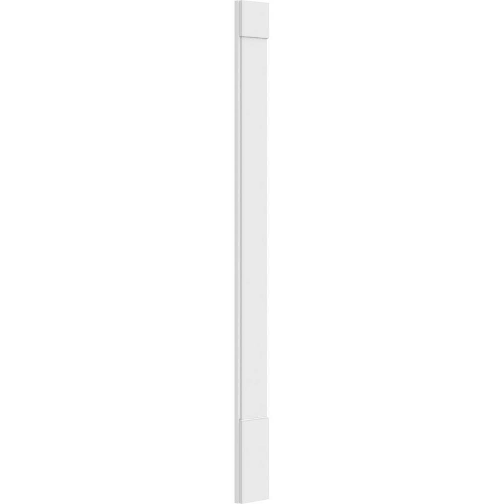 Ekena Millwork 2 in. D x 9 in. W x 108 in. L Primed Polyurethane Pilaster 1- Pack